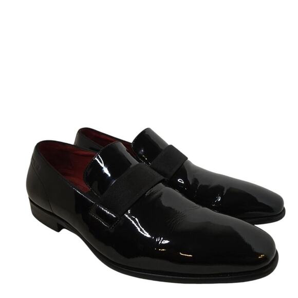 Hugo BossHigline Tuxedo Patent Leather Loafers Size 9 main image 7